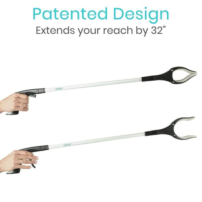 Patented Design, Extends your reach by 32"