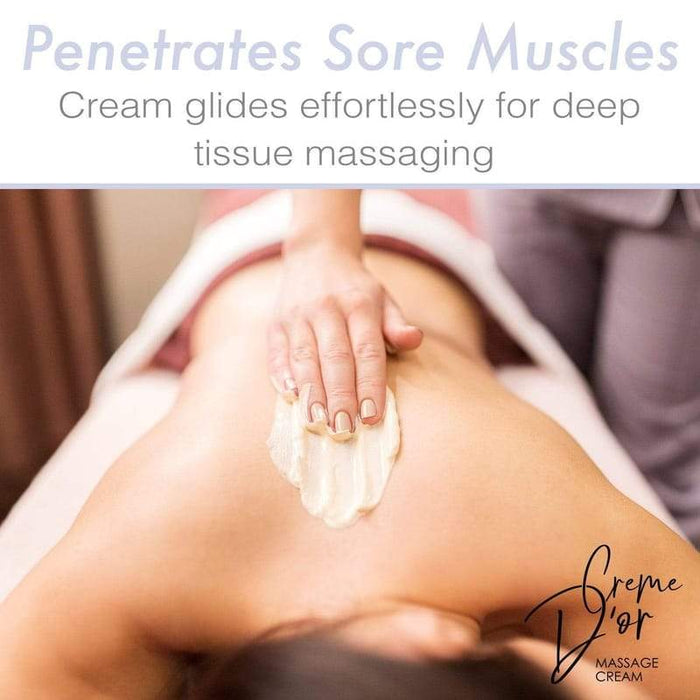 Penetrates Sore Muscles, Cream glides effortlessly for deep tissue massaging