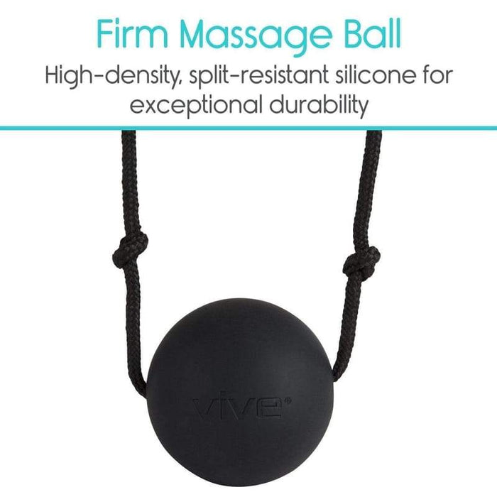 Firm Massage Ball, HIgh-density, split-resistant silicone for exceptional durability