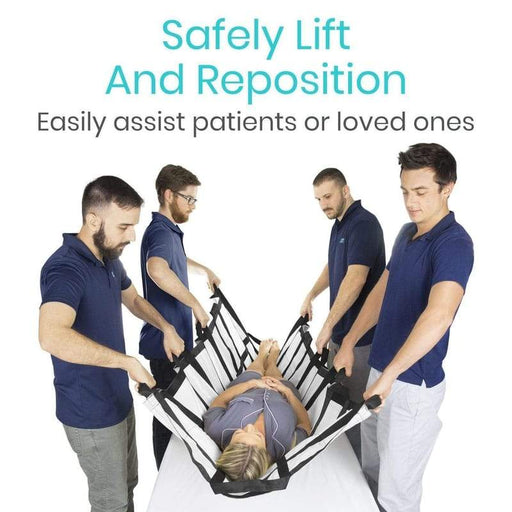 Safely Lift and Reposition, Easily assist patients or loved ones 