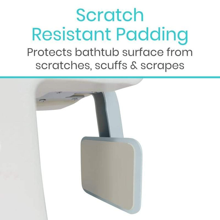 Scratch Resistant Padding Protects bathtub surface from scratches, scuffs and scrapes