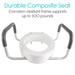 support 300 pounds toilet seat riser