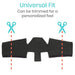 Universal Fit, Can be trimmed for a personalized feel